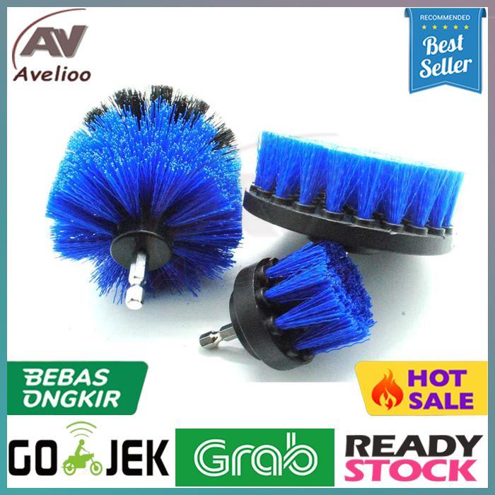 Kepala Sikat Bor Elektrik Power Cleaning Head 3 PCS