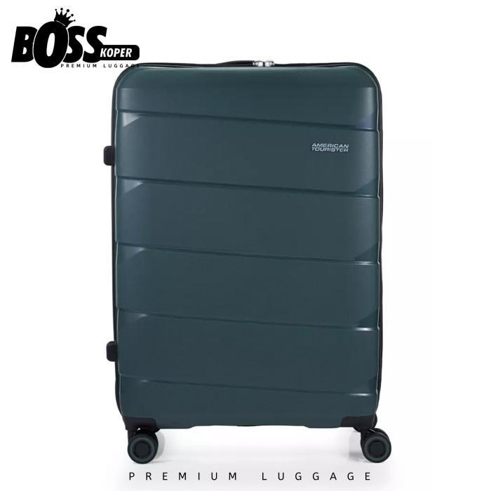 Koper 28 Inch Large AMERICAN TOURISTER Hardcase TSA By Samsonite Original - Jungle Green