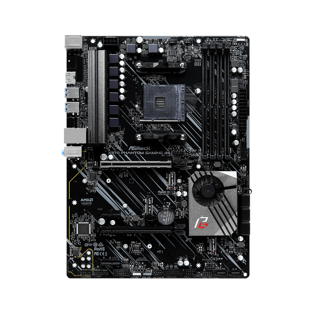 ASRock X570 Phantom Gaming 4S Motherboard AM4 AMD X570 DDR4 ATX