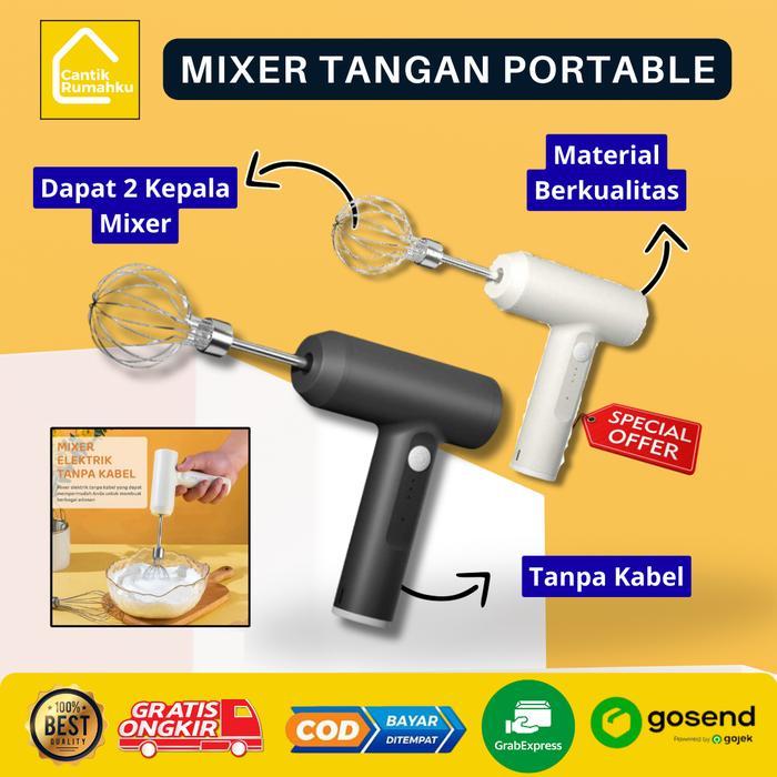 Mixer Tangan Portable Hand Mini Mesin Elektrik Pengocok Kue