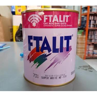 CAT MINYAK FTALIT 731 SUPER WHITE 1 KG