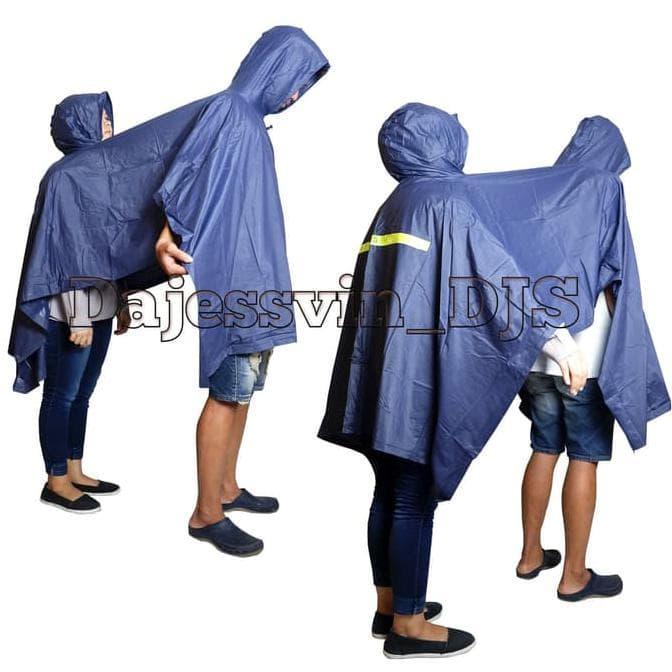 ASLI Jas Hujan Ponco 2 kepala / Jas hujan kelelawar / Jas Hujan ponco 2in1 / Jas Hujan Dewasa READY