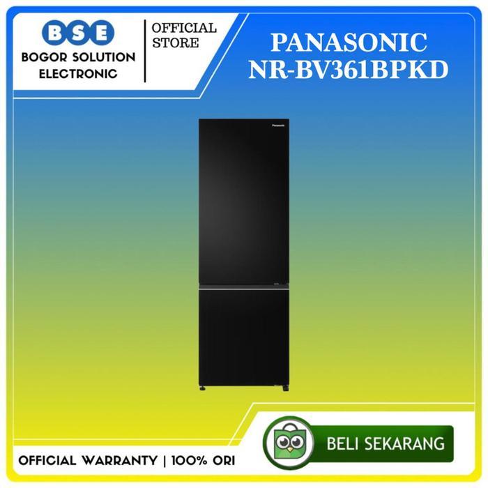Kulkas 2 Pintu Freezer Bawah Panasonic NR-BV361BPKD Panasonic Kulkas Inverter NRBV361BPKD