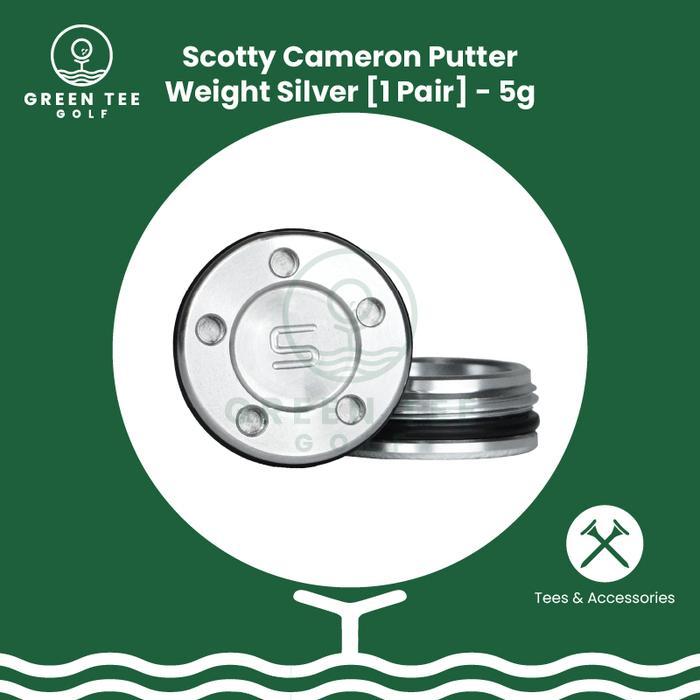 Terbaru Golf Scotty Cameron Putter Weight Silver 1 Pair Pemberat Putter Scotty Cameron