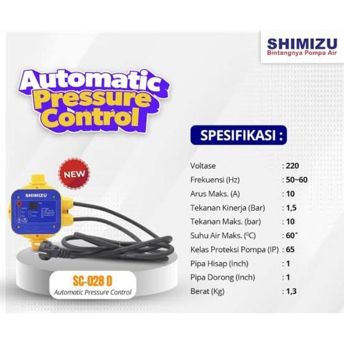 Automatic Pressure control Shimizu SC-028 D / Otomatis Pressure shimizu