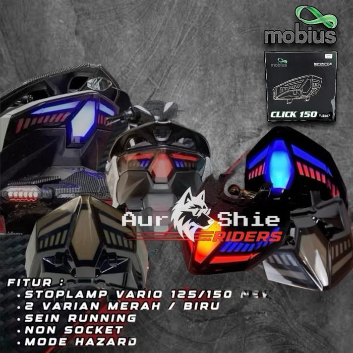 (Mobius)-5567 Lampu Stop New Vario 125/150 Led Modifikasi Ready