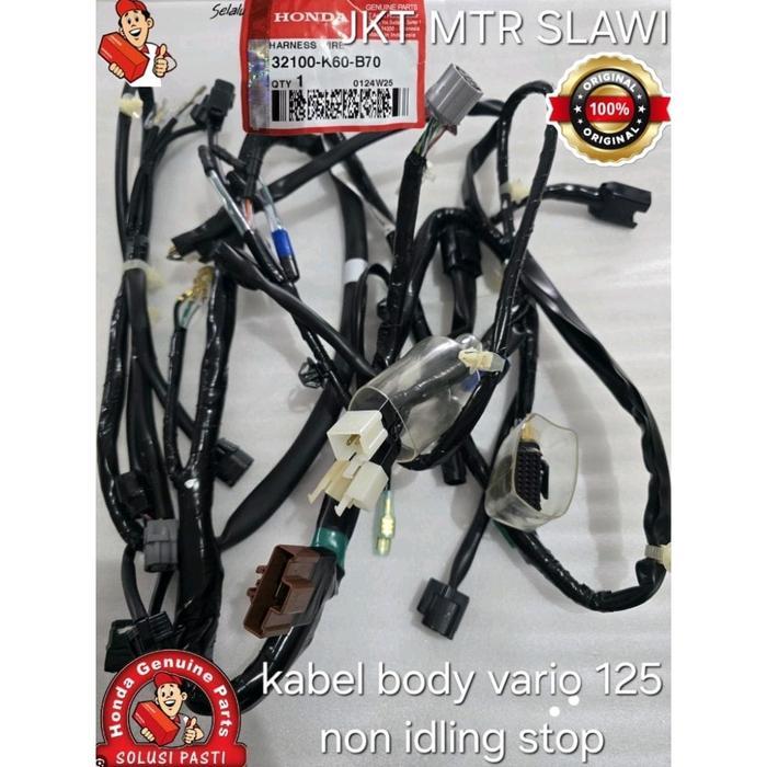 32100 K60 B70 Harness Wire, Kabel Body, Kabel Utama, Vario 125 2018-2022 Non Iss, Non Idling Stop