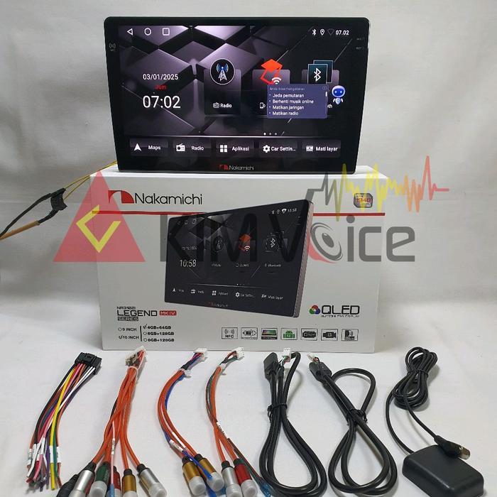 Ready Head Unit Android Nakamichi Legend 10 inch OEM Pajero 2021 Soket pnp