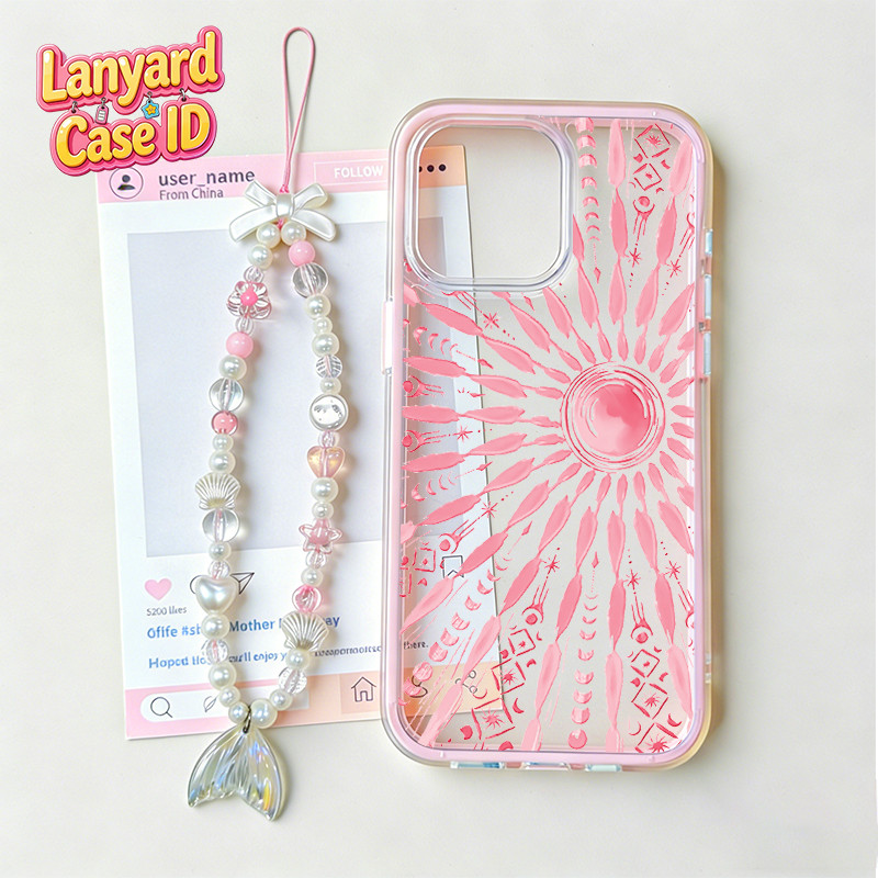 Cahaya 2 In 1 Lanyard Case Iphone 17 Pro Max 16 Pro Max 12 Pro 16 Plus 15 Pro 13 11 14 Ckk4 Terbaru 