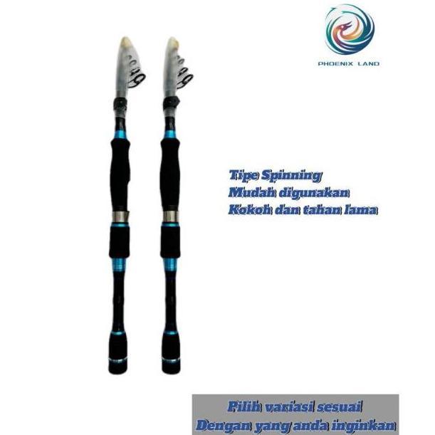 TERLARIS Joran telescopic antena phoenix Land gratis ongkir