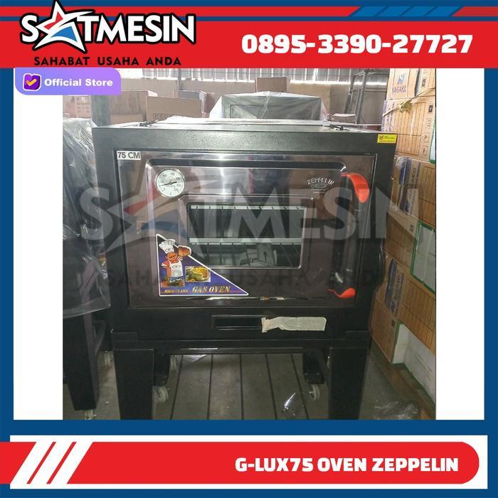 BLACK GAS OVEN ZEPPELIN 75cm ( BLACK OVEN GAS ZEPPELIN) 75/PI/SS/MJ