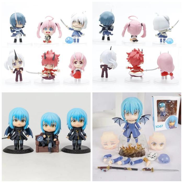 Action Figure Rimuru Tempest Tensei Shitara Slime Set 3 Pcs