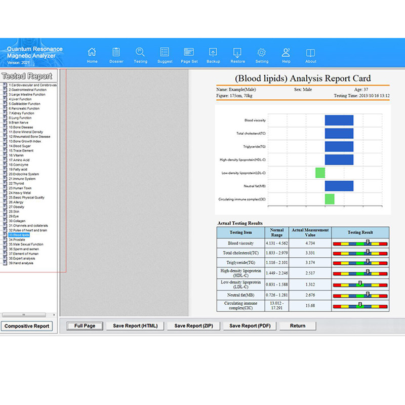 Wishcolor New Qmr-998 Hand Touch Quantum Resonance Body Health Analyzer Resonance Magnetic Analyzer