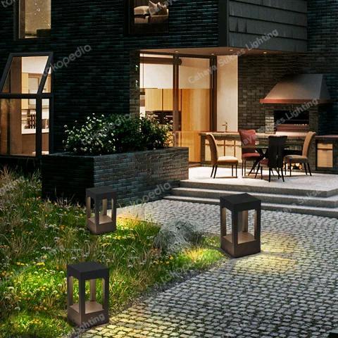 Lampu Taman Minimalis Outdoor/Lampu Pilar LED Anti Karat & Anti Air