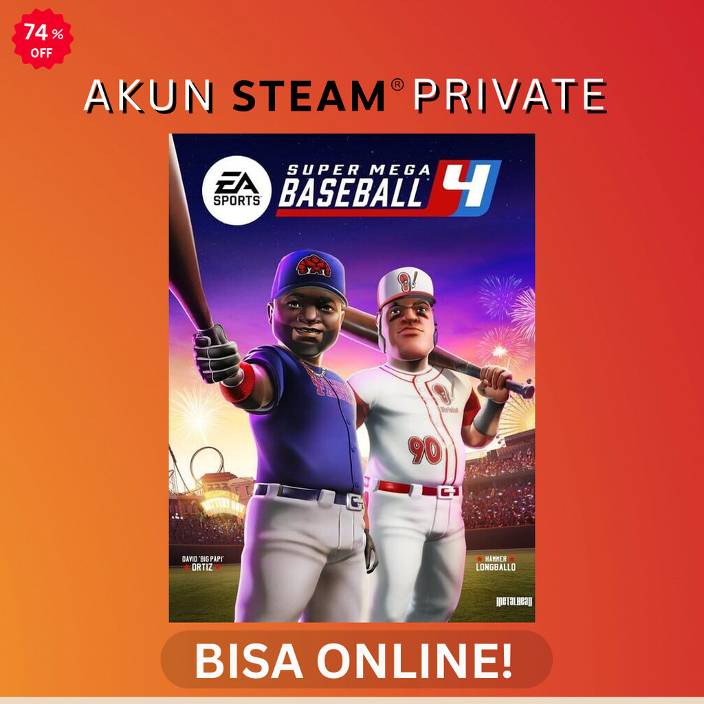 Super Mega Baseball 4 - Steam PC Original - Akun Private Online