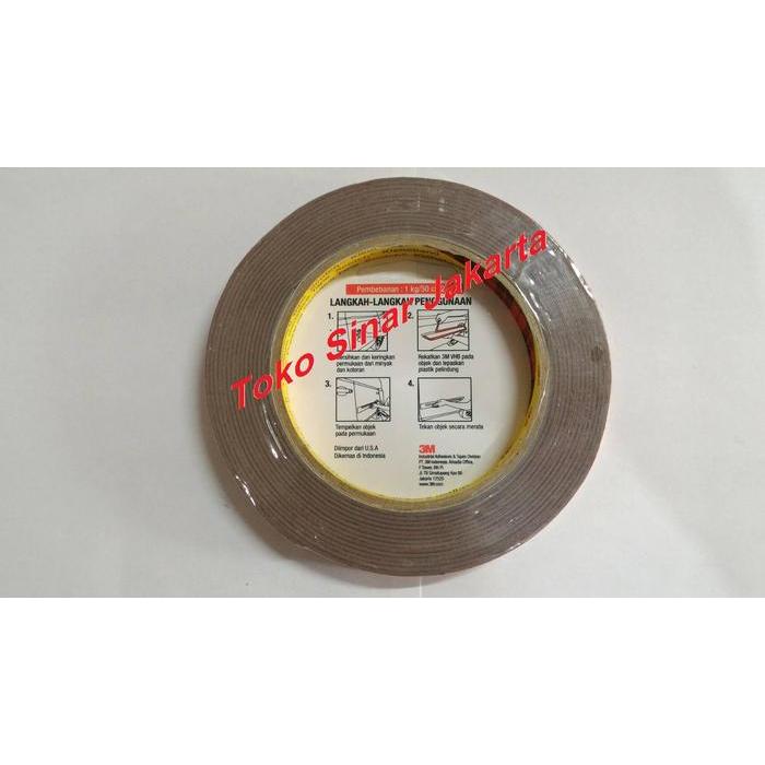 ISOLASI DOUBLE TAPE / DOUBLE FOAM / VHB TAPE 3M
