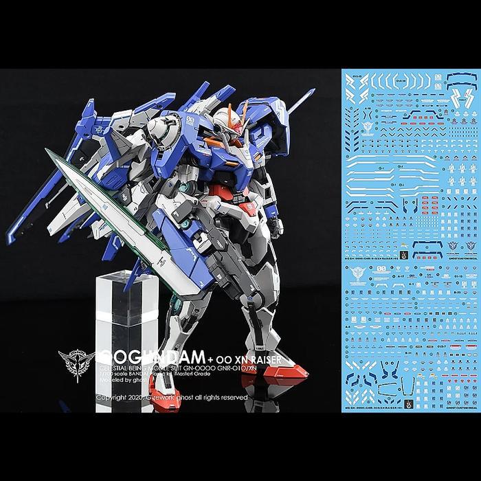 SALE MG GUNDAM 00 XN RAISER WATER DECAL GHOST CUSTOM DECAL
