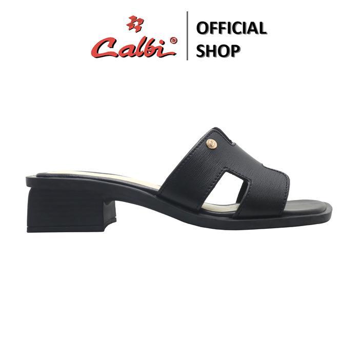 Calbi Nt 434 Sandal Block Sandal Heels Ibu-Ibu Muda 5Cm Slip-On Ootd Terbaru