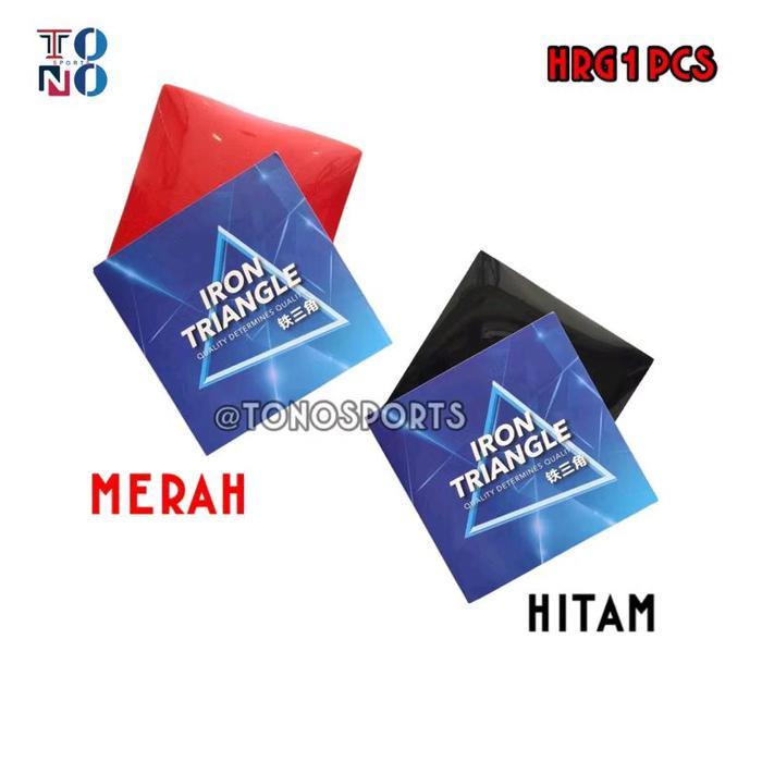 KARET BET TENIS MEJA IRON TRIANGLE ORIGINAL RUBBER BAT PINGPONG