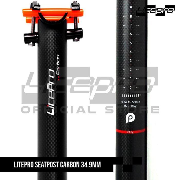 Litepro Seatpost Carbon 34.9Mm