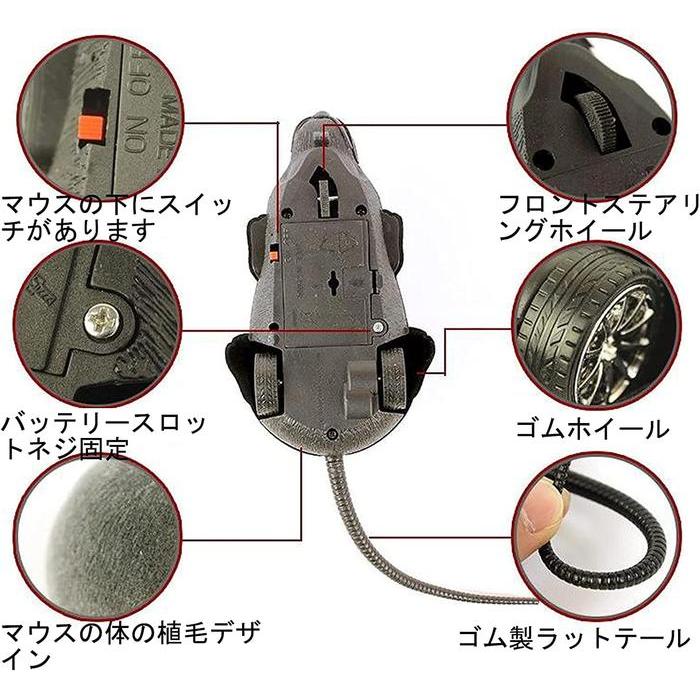 Cod - Mainan Remote Control Tikus Mini Mice Prank Toy Dengan Remote Kontrol Nirkabel Bentuk