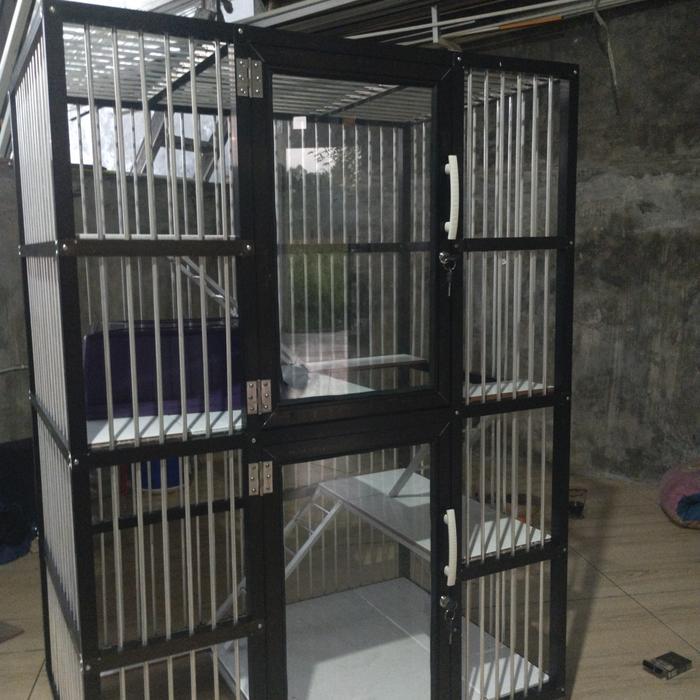 kandang kucing 2 tingkat