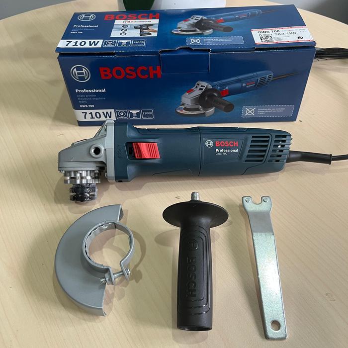 BOSCH Gerinda Angle Grinder 4" Mesin Gerinda Listrik Original BOSCH GWS-700 Gurinda Tangan Tembaga