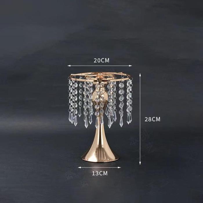 Vas Bunga Hiasan Dekorasi Ruang Tamu Mewah Pajangan Lemari Kaca Luxurious Wedding Vase Decoration