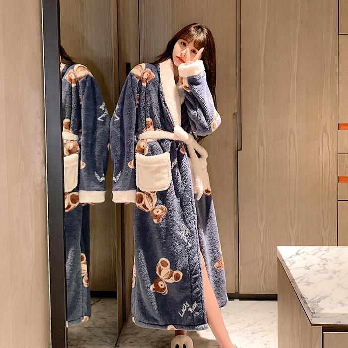 Kimono Premium  Kimono Handuk Mandi Baju Handuk Bathrobe Motif Lucu Dewasa