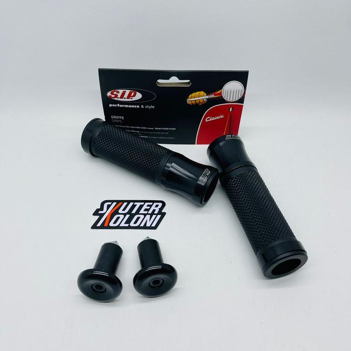 SIP Handgrip CNC Grip black Vespa New PX PX PS Excel Exclusive 2