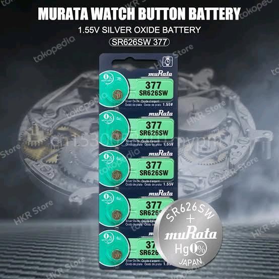 "New" ORIGINAL BATRE / BATERAI / BATTERY JAM SONY SR626SW SR 626 SW / 377