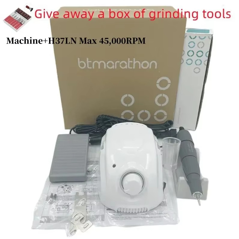 65W Electric Nail Drill STRONG 210 Champion-3 Micromotor Control Box DC 30V 35000RPM H200 Handle