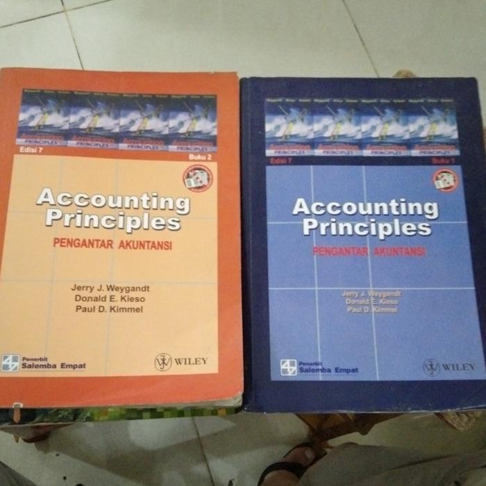 ORIGINAL 1 set Pengantar Akuntansi buku 1 dan 2 Edisi 7 KIESO-WEYGANDT