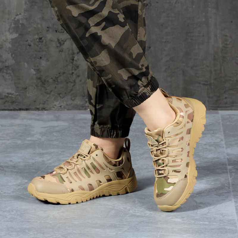 Men Hiking Shoes Breathable Splashproof Outdoor Hiking Shoes Mountain Climbing Sport Men Hunting