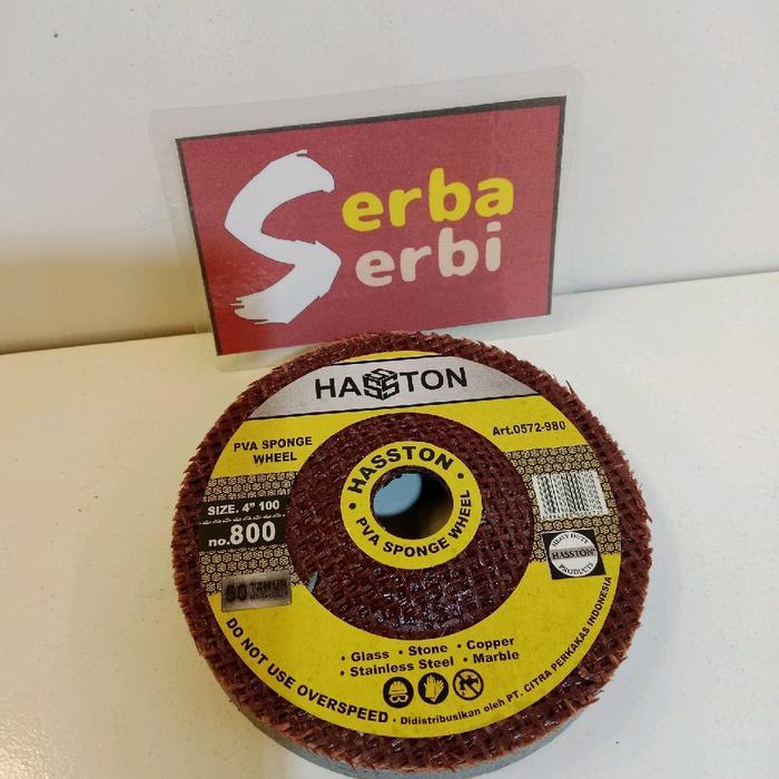 -/PCS 4" PVA SPONGE-Batu gerinda poles whell keramik granit