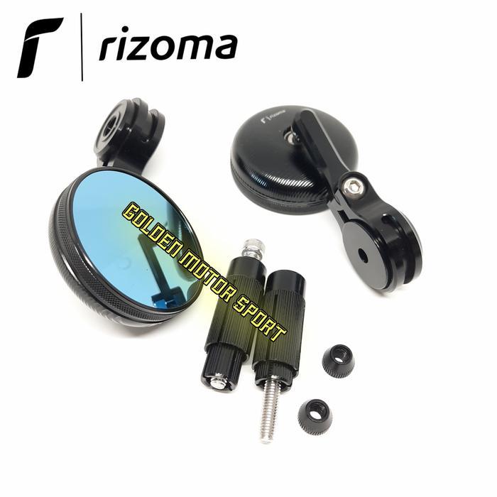 Spion Jalu Rizoma 2186 Bar End Full Cnc Spion Jalu Vespa Scoopy Fino