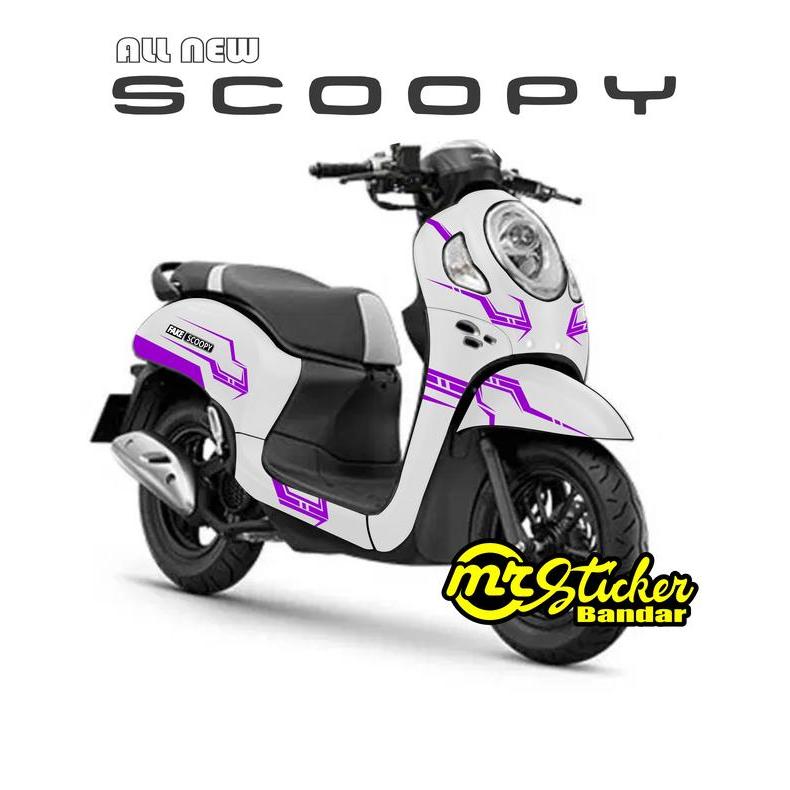 Decal Scoopy Full Body Prestige Fake Scoopy Strip Ungu