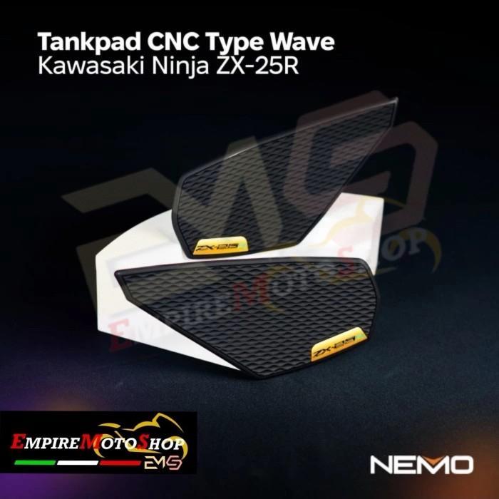 Side Tankpad Tankgrip Kanan Kiri Zx25R Zx 25 R Zx25Rr Zx4R Logo Cnc