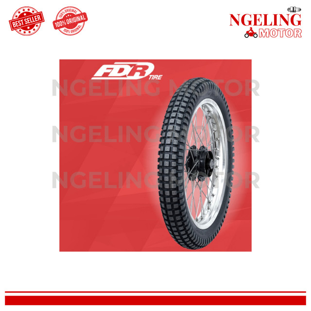 Ban FDR COSSAPRO Original 2.50-17 2.75-17 3.00-17 Tubetype Ban Tahu Motor Bebek Trail Ring 17 - Hara