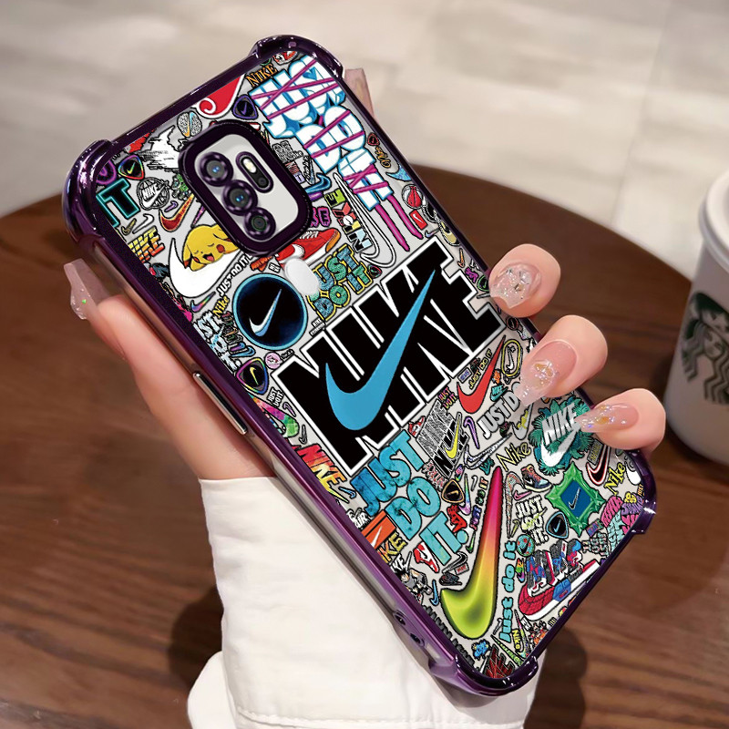 Casing Hp Untuk OPPO A5 2020 OPPO A9 2020 Case Casing HP Softcase Ponsel Soft Shell dengan Empat sud