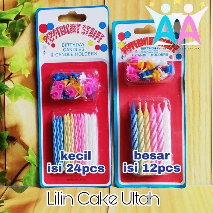 Lilin Papermint Lilin Ultah Lilin kue Ultah Lilin Warna Warni