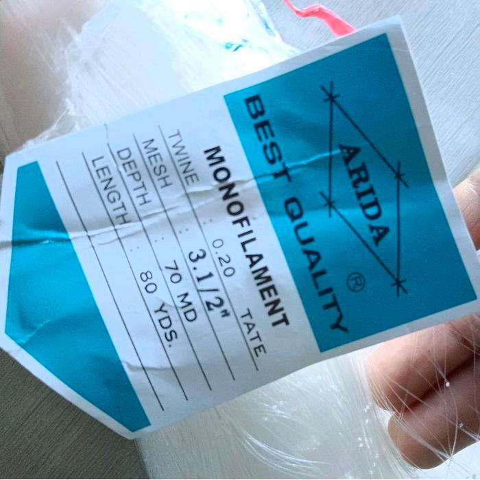 TERMURAH jaring ikan ARIDA 3 inch 0.20 70md/80yds tate jaring nelayan READY STOCK