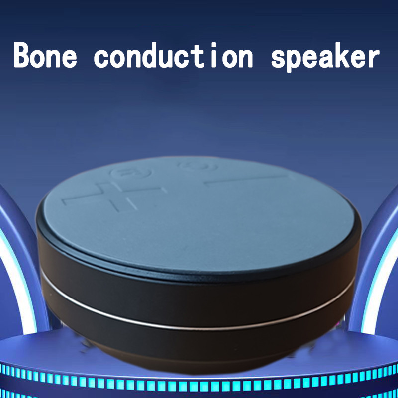 Bone Conduction Desktop Wireless Small Speaker, Wireless Speaker With Suction Cup, High Fidelity