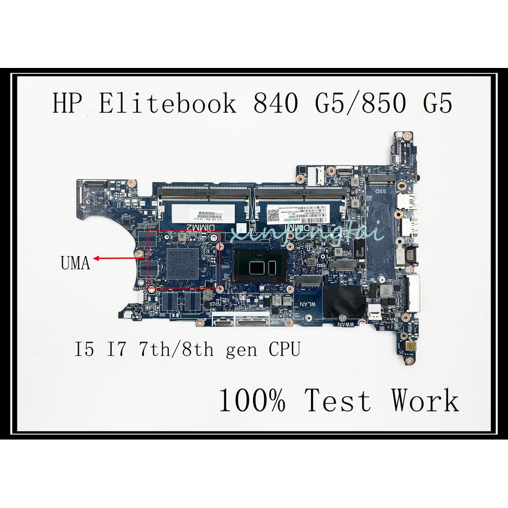 6050A2945601-Mb For Hp Elitebook 840 G5/850 G5 Laptop Motherboard With I5 I7 8Th Gen Cpu Uma Ddr4