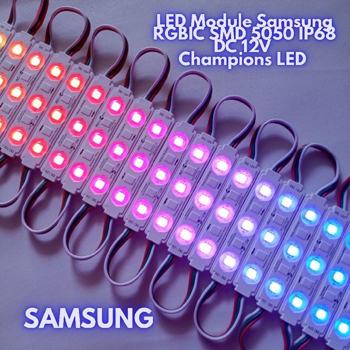 LED MODULE SAMSUNG SMD 5050 RGBIC WS2811 IP68 DC 12V