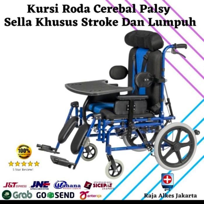 Kursi Roda Cerebral Palsy/kursi roda untuk stroke original (promo) - Anak - Anak