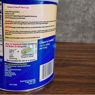 TURKISH12 - CRISCO VEGETABLE SHORTENING 1,36KG MENTEGA PUTIH SHORTENING CRISCOTBK