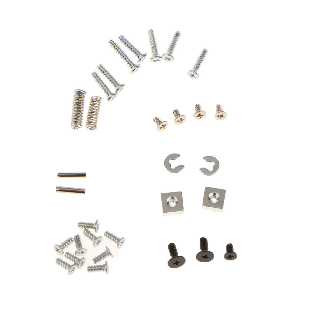 Full Screw Sets L R Spring Metal Pillar Replacement For Nintendo 3Ds Xl 3Ds Ll