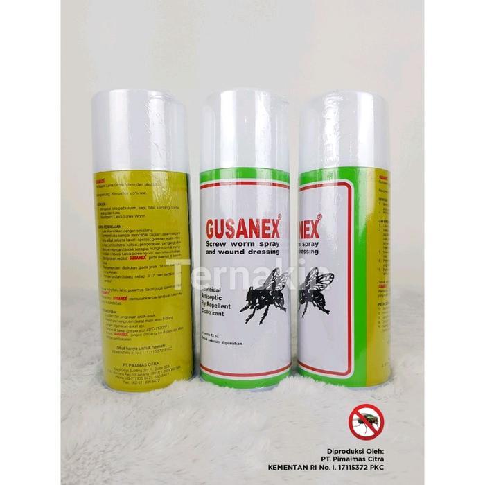 GUSANEX SPRAY OBAT ANTI LALAT UNTUK LUKA HEWAN 100% ORIGINAL / OBAT SAPI KAMBING ANJING KUCING