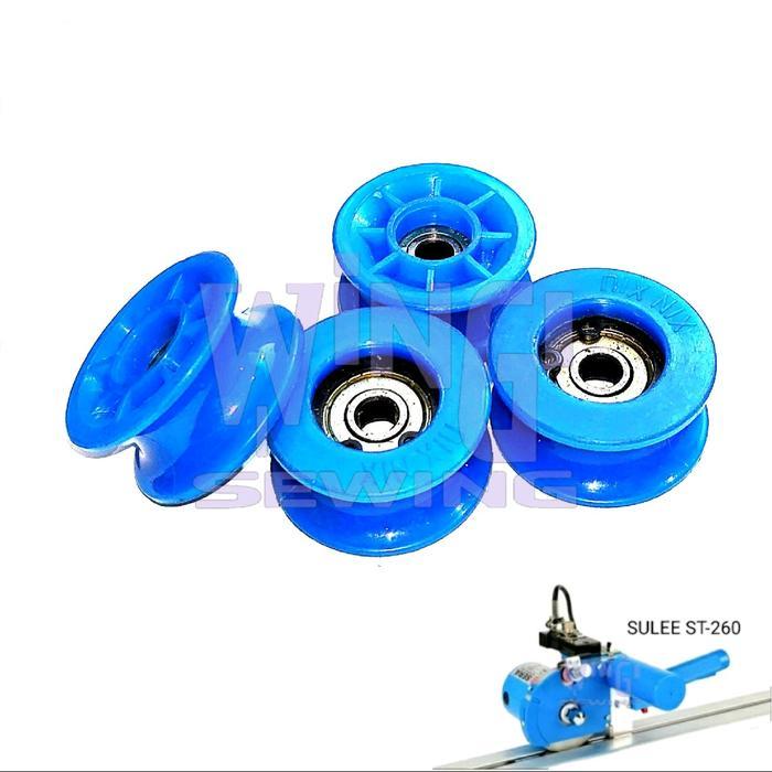 Roda Rel Mesin Jahit Potong Kain Gelar